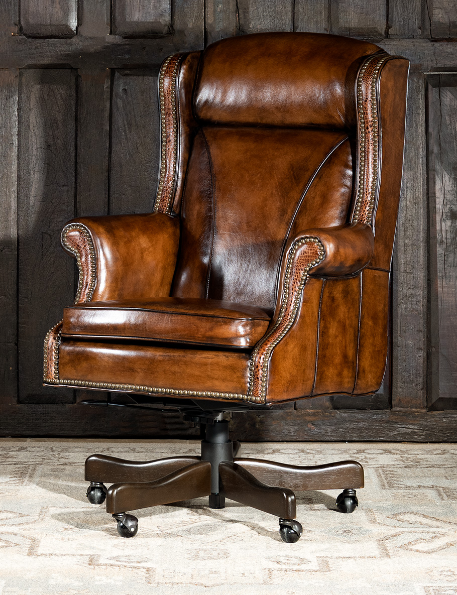 Drover Leather Executive Desk Chair 1 