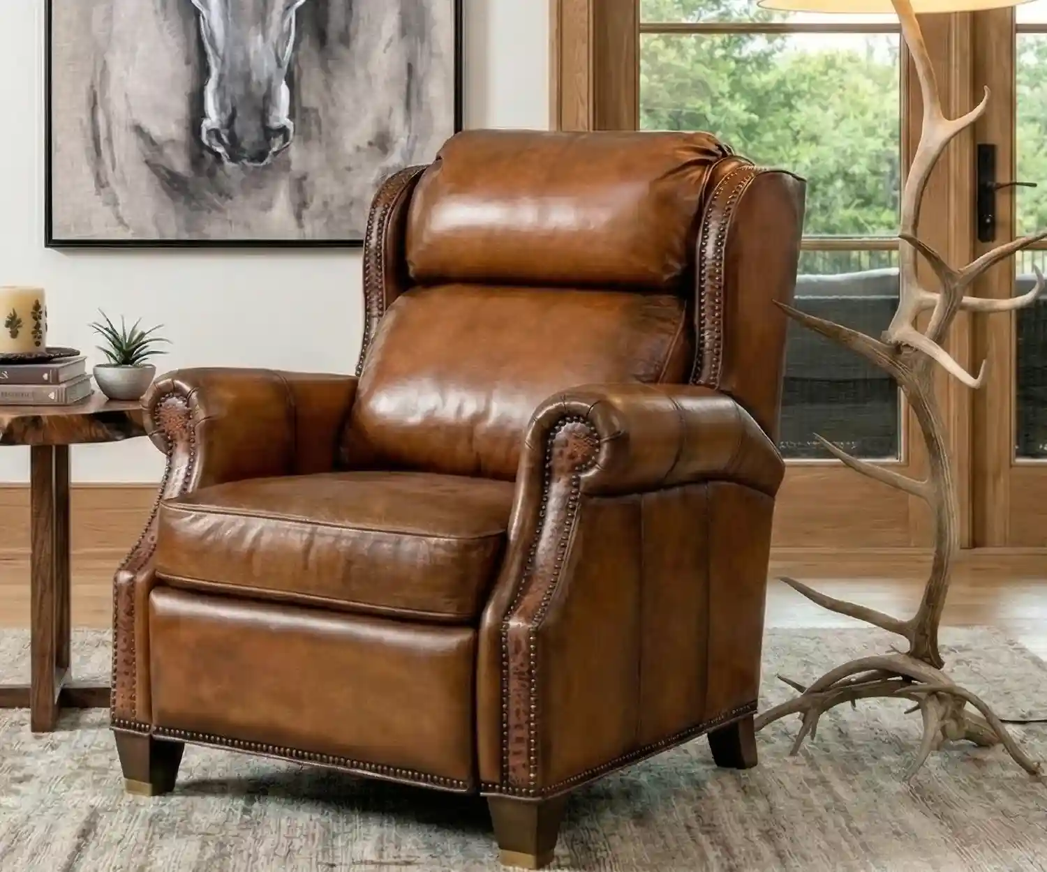 Creating Western Living Rooms Around Leather Recliner Chairs
