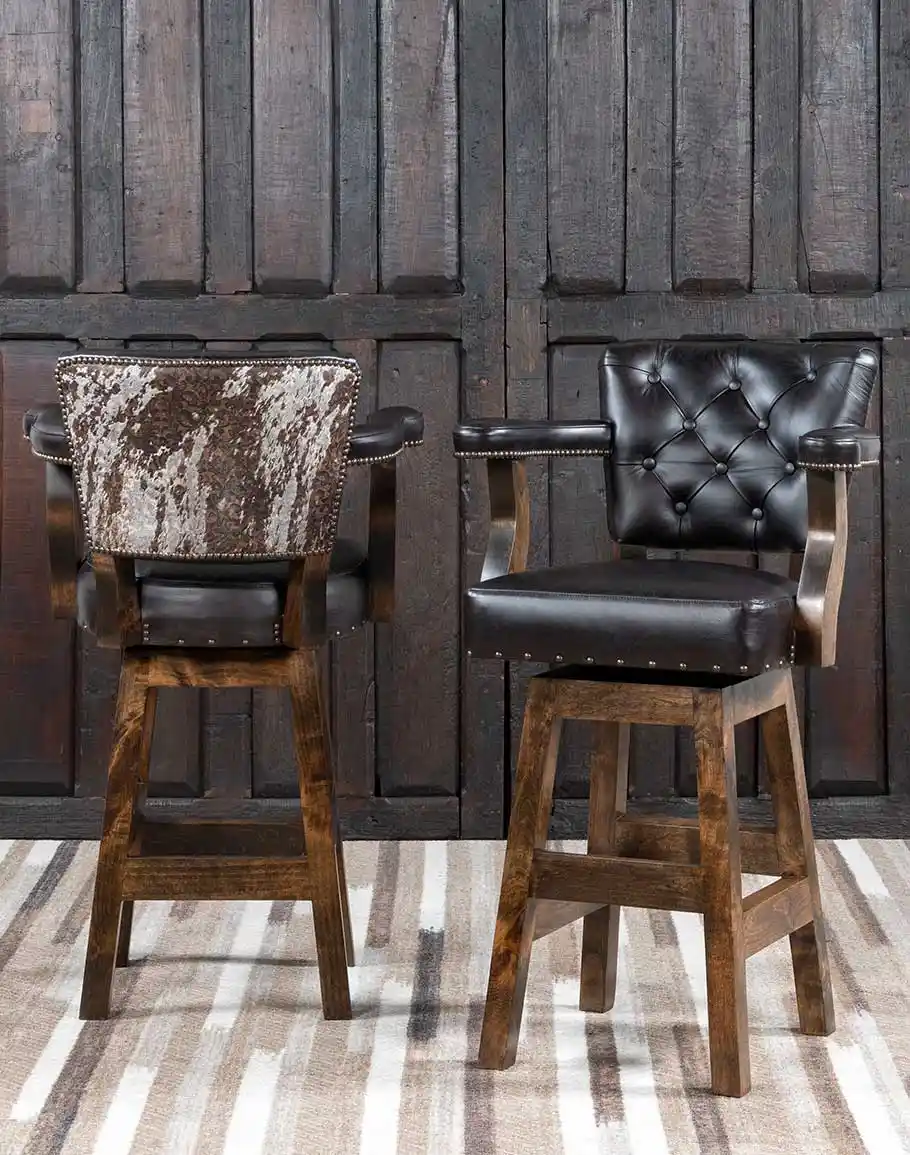 Top 5 Features to Love in Swivel Leather Barstools from Adobe Interiors