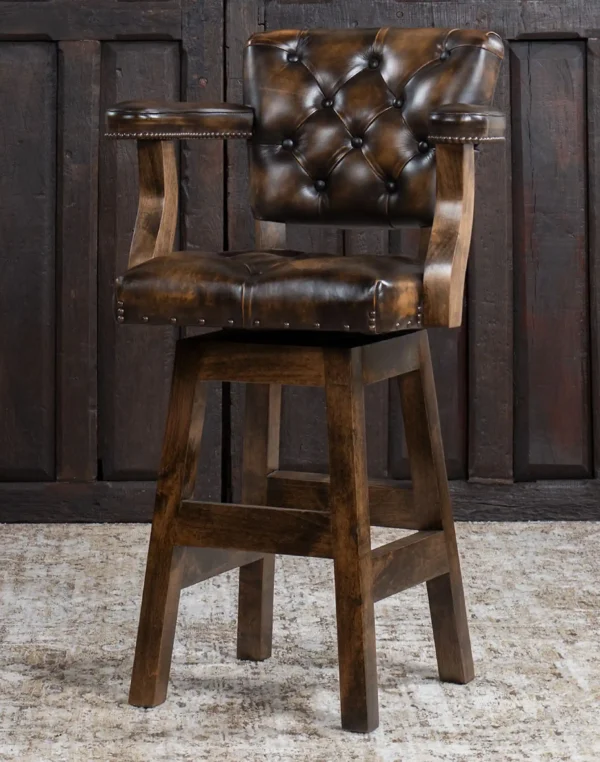 Chisum Classic Brown Barstool
