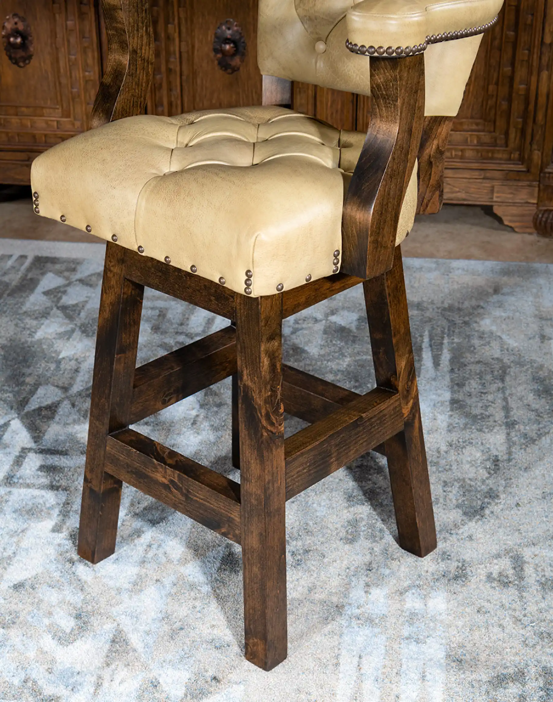 Chisum Quill Barstool - Image 5