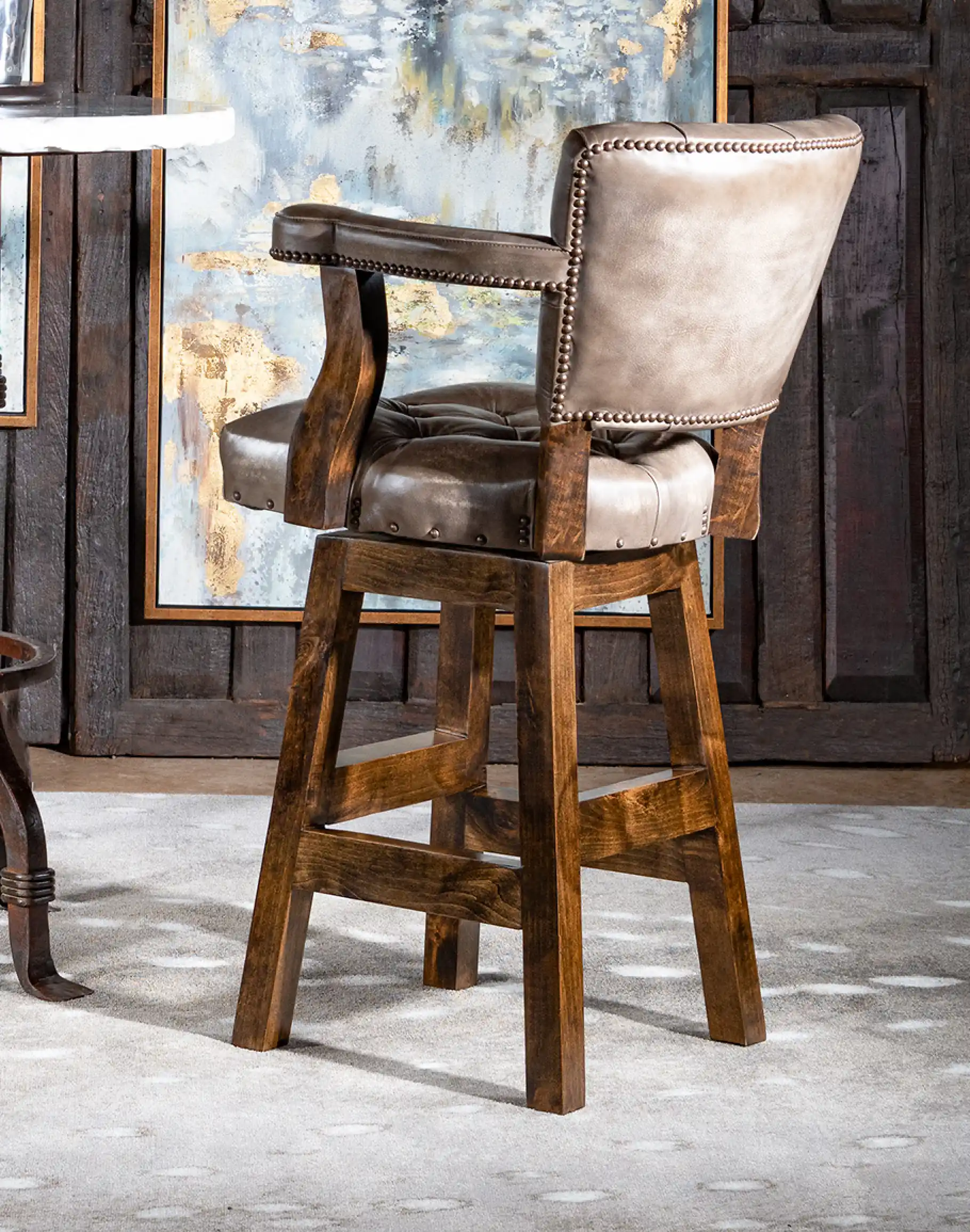 Chisum Slate Barstool - Image 3