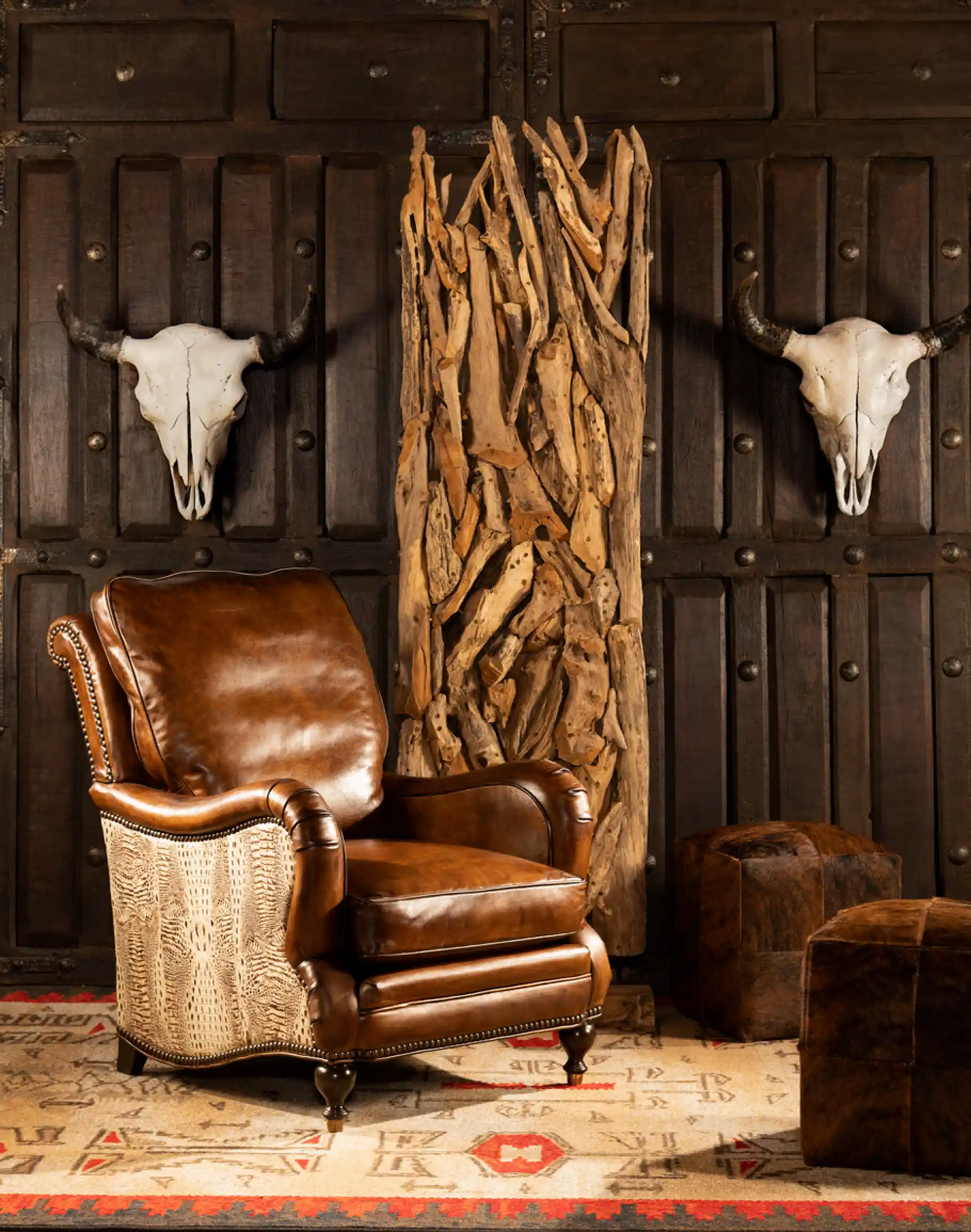 Dutton Sauvage Leather Chair - Image 2