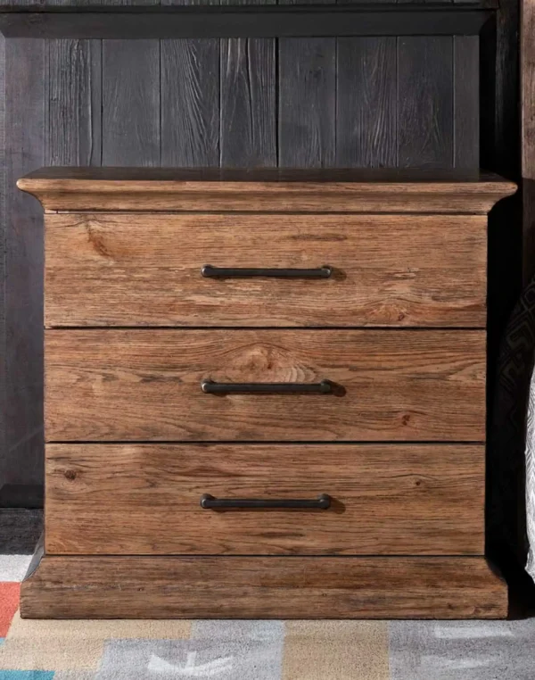 TX Three Drawer Nightstand