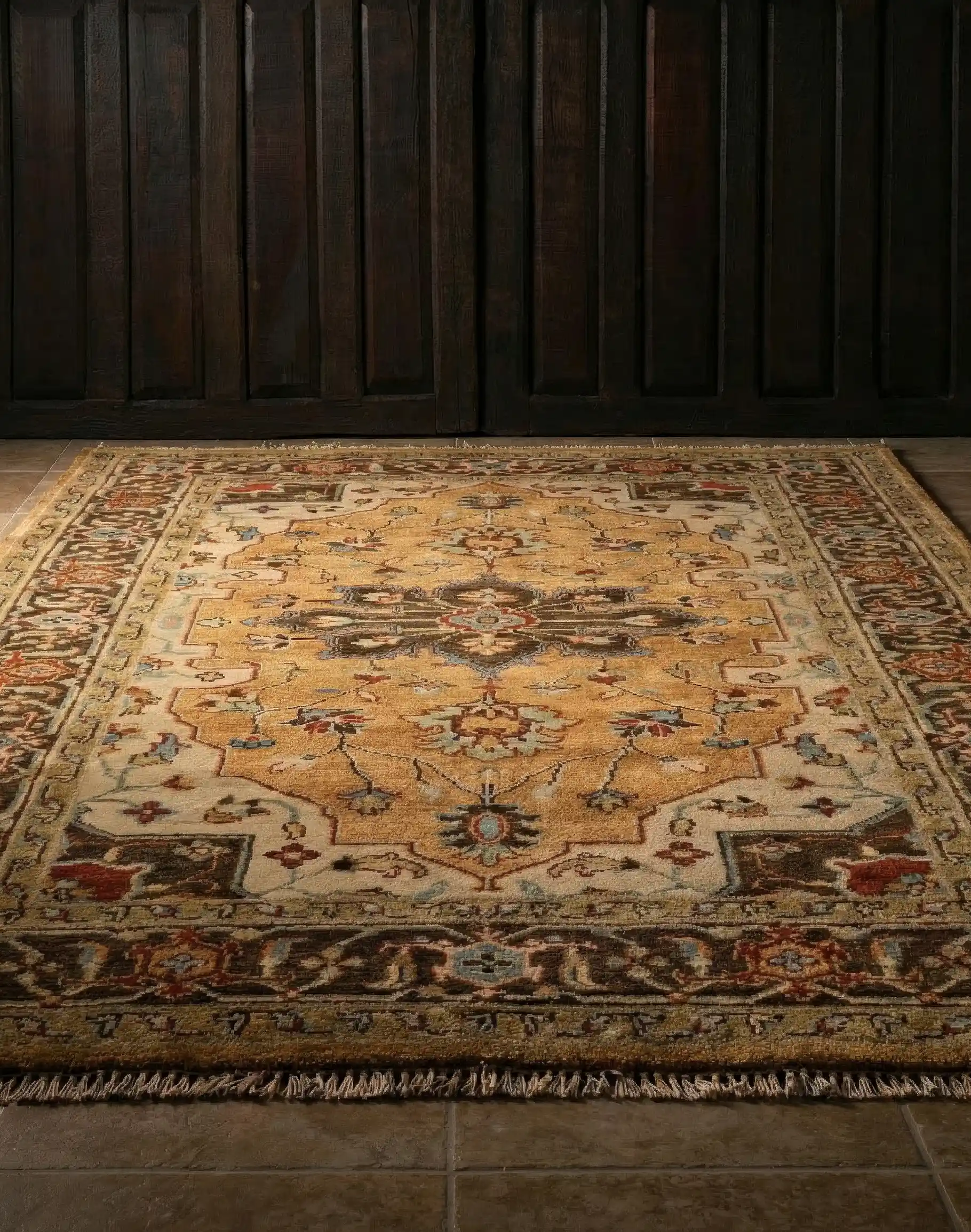 Ustad Gold/Brown Rug - Image 2