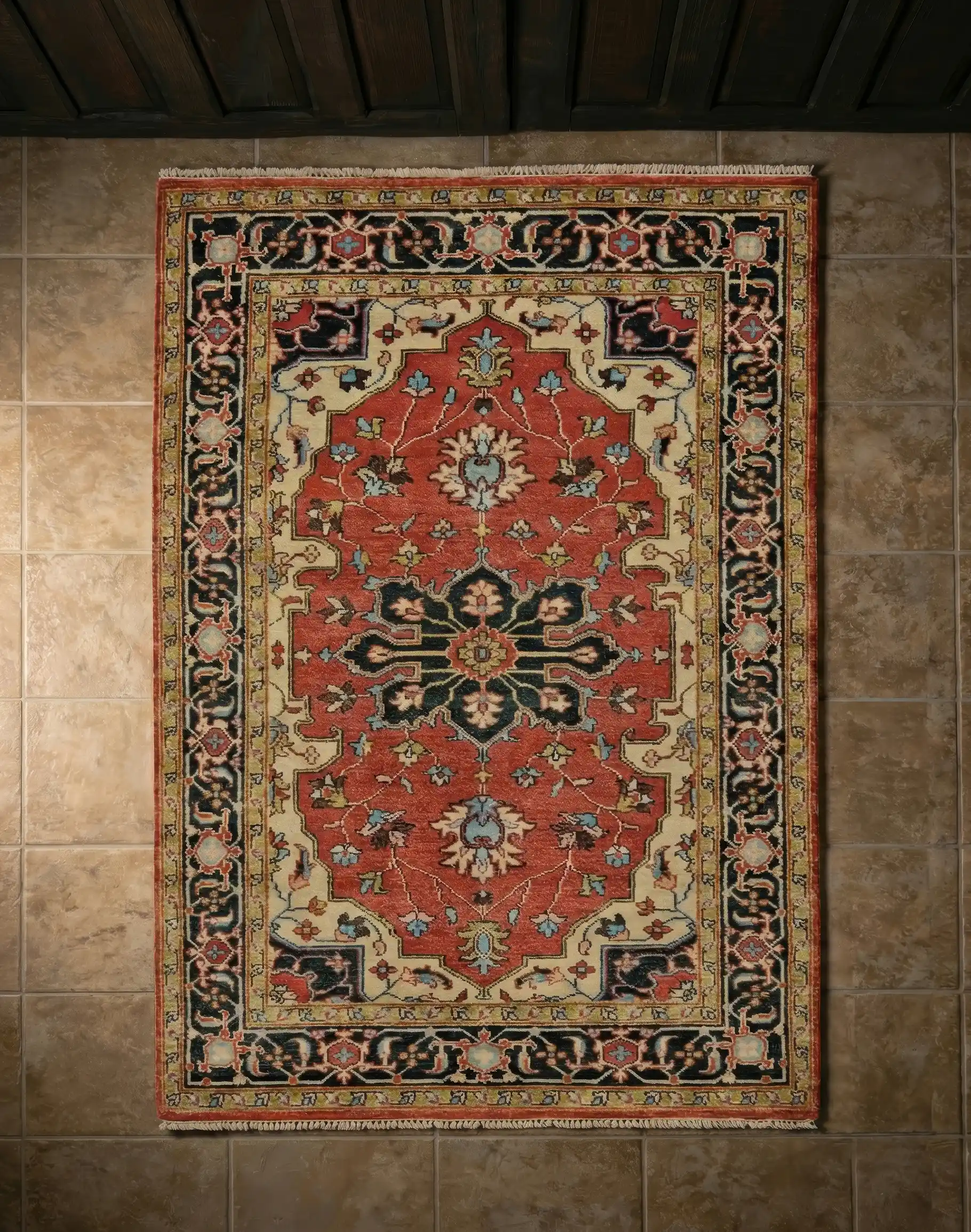 Ustad Red/Black Rug
