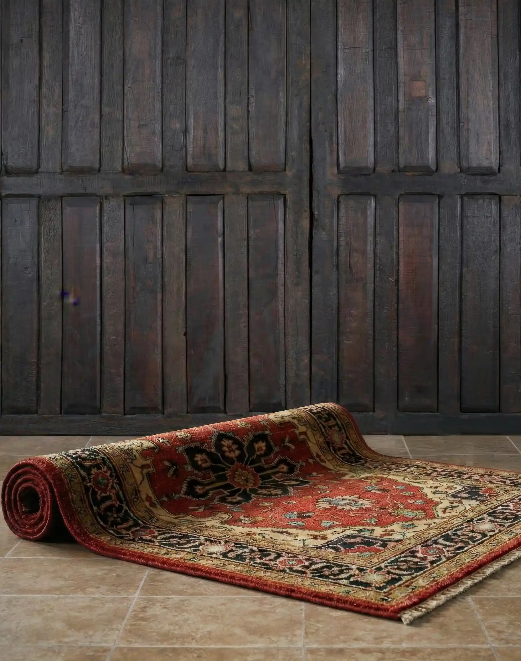 Ustad Red/Black Rug - Image 5
