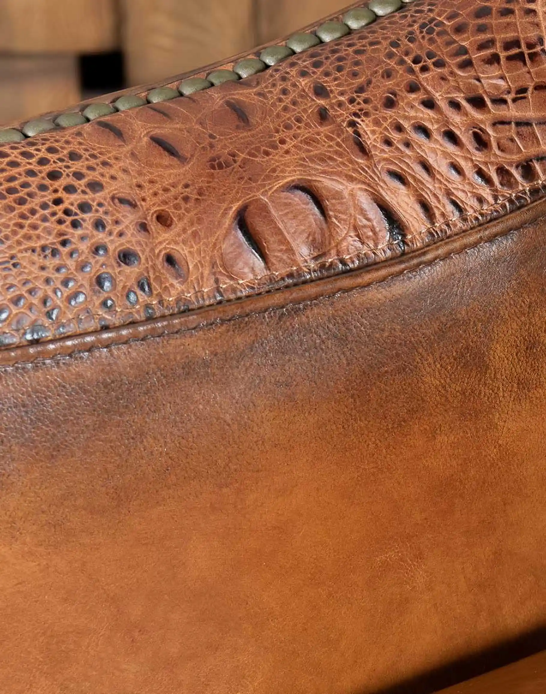 Calexico Leather Swivel Glider - Image 6