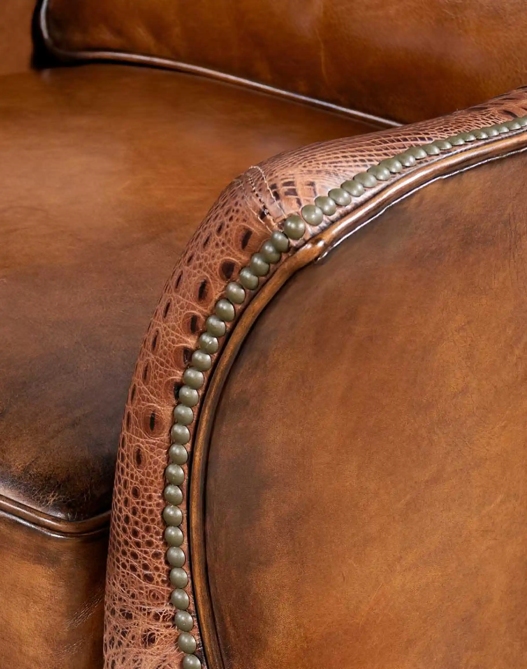 Calexico Leather Swivel Glider - Image 2