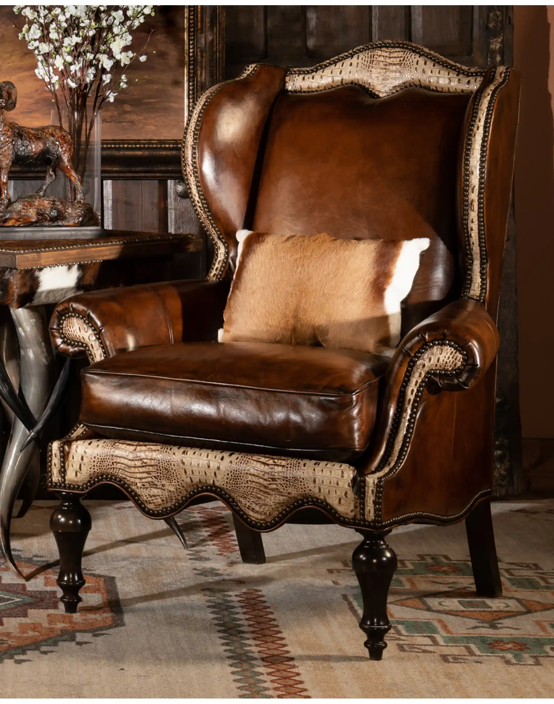 Canyon Sauvage Wingback Chair - Image 9