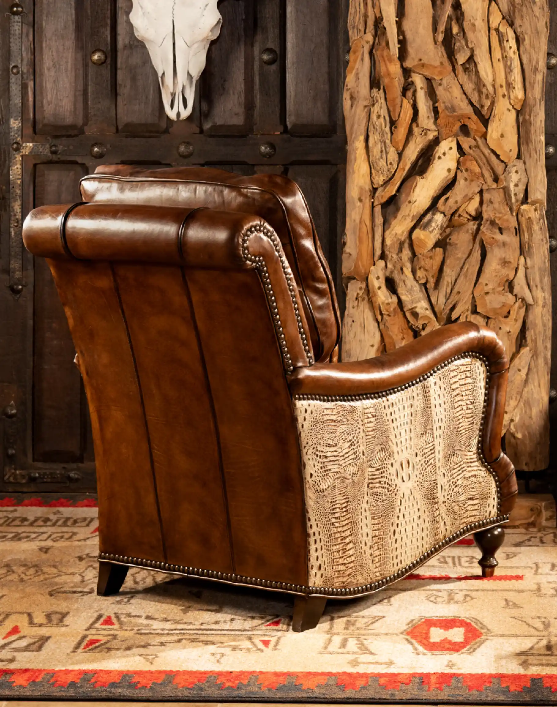 Dutton Sauvage Leather Chair - Image 5
