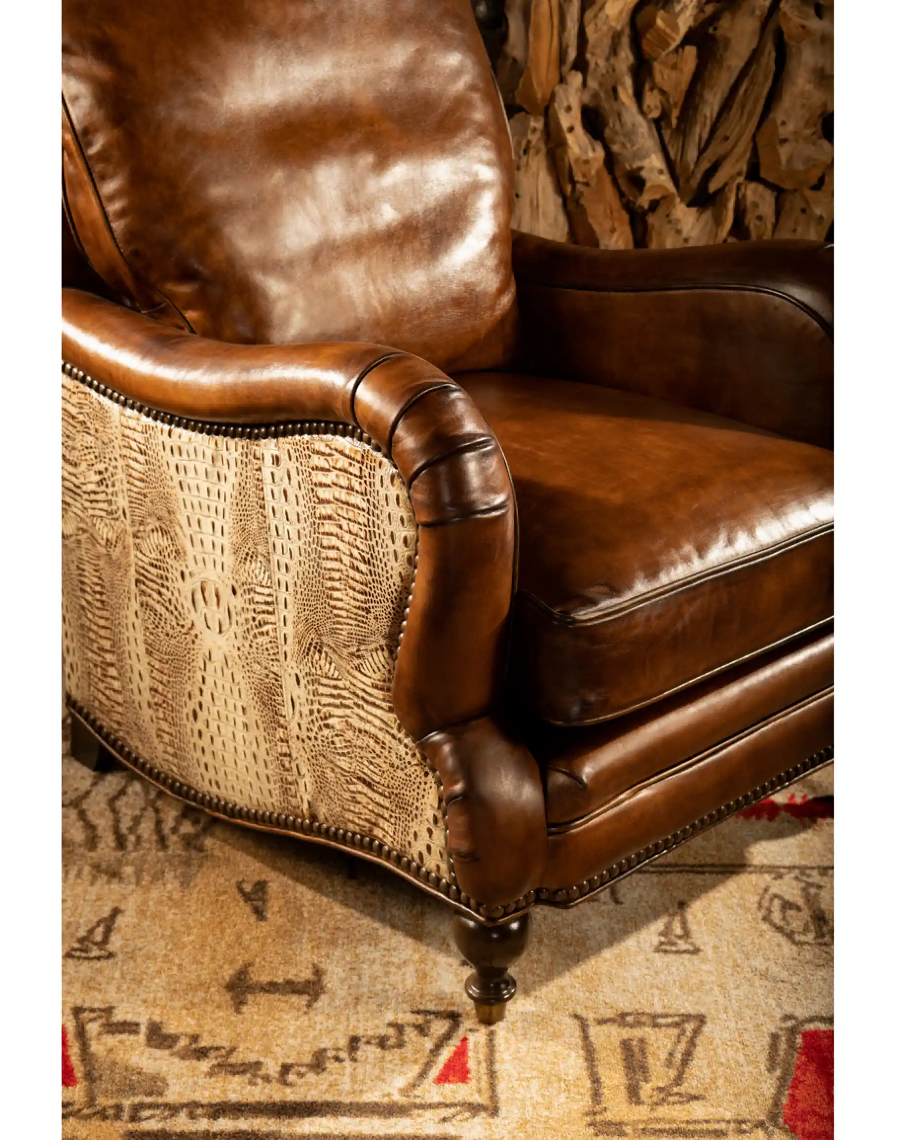 Dutton Sauvage Leather Chair - Image 4