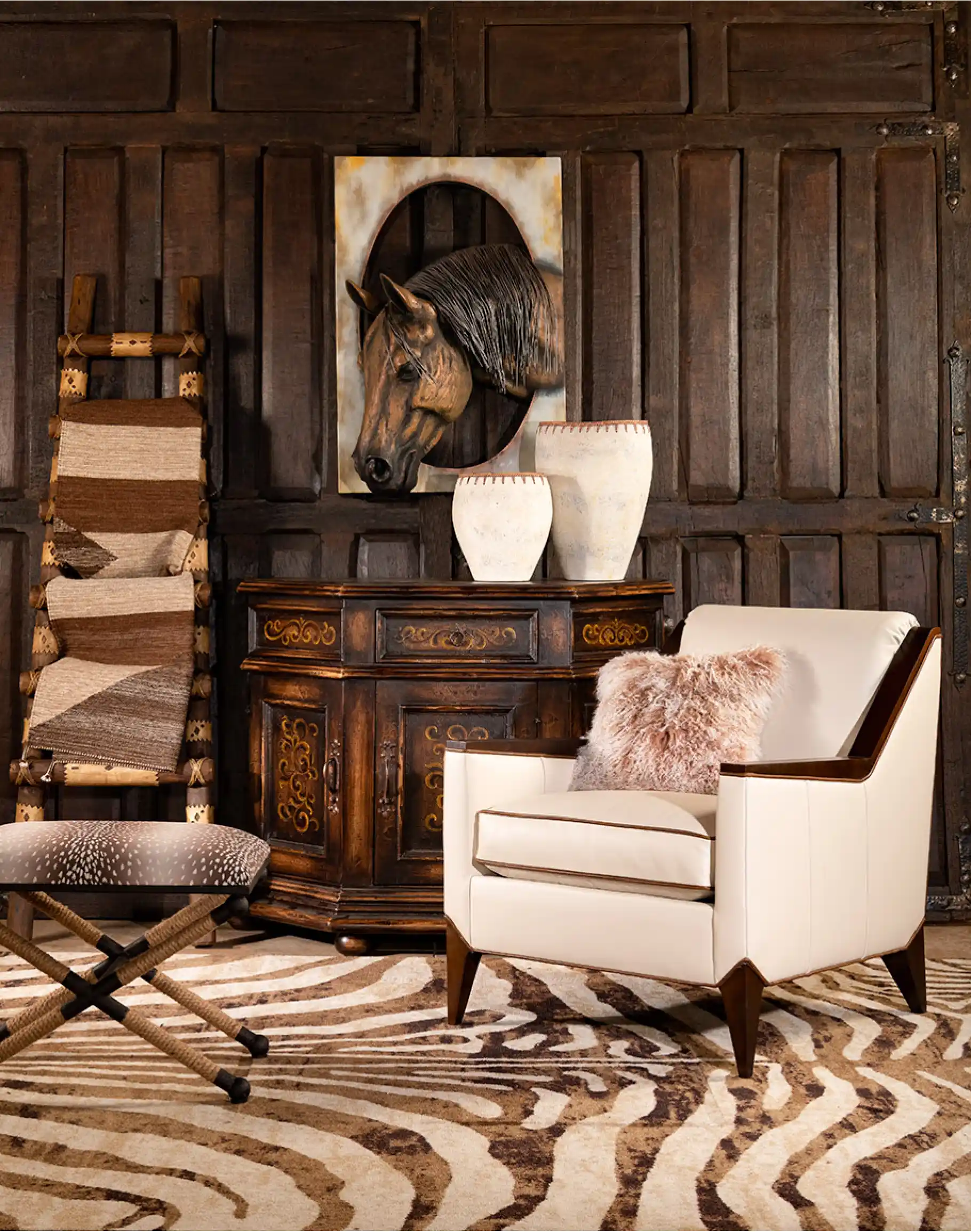 Hollywood Leather Chair - Image 2