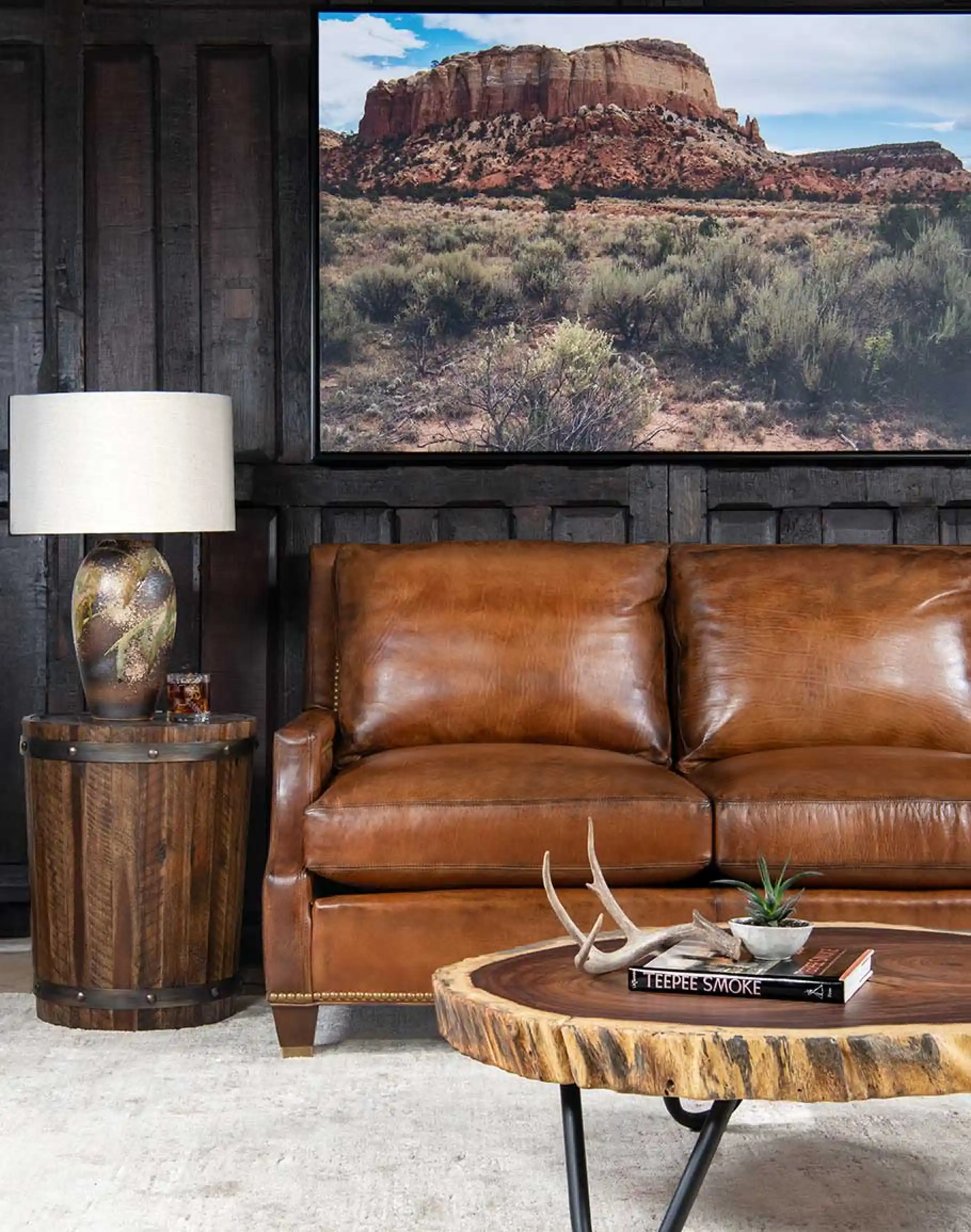 Jericho Leather Sofa - Image 11