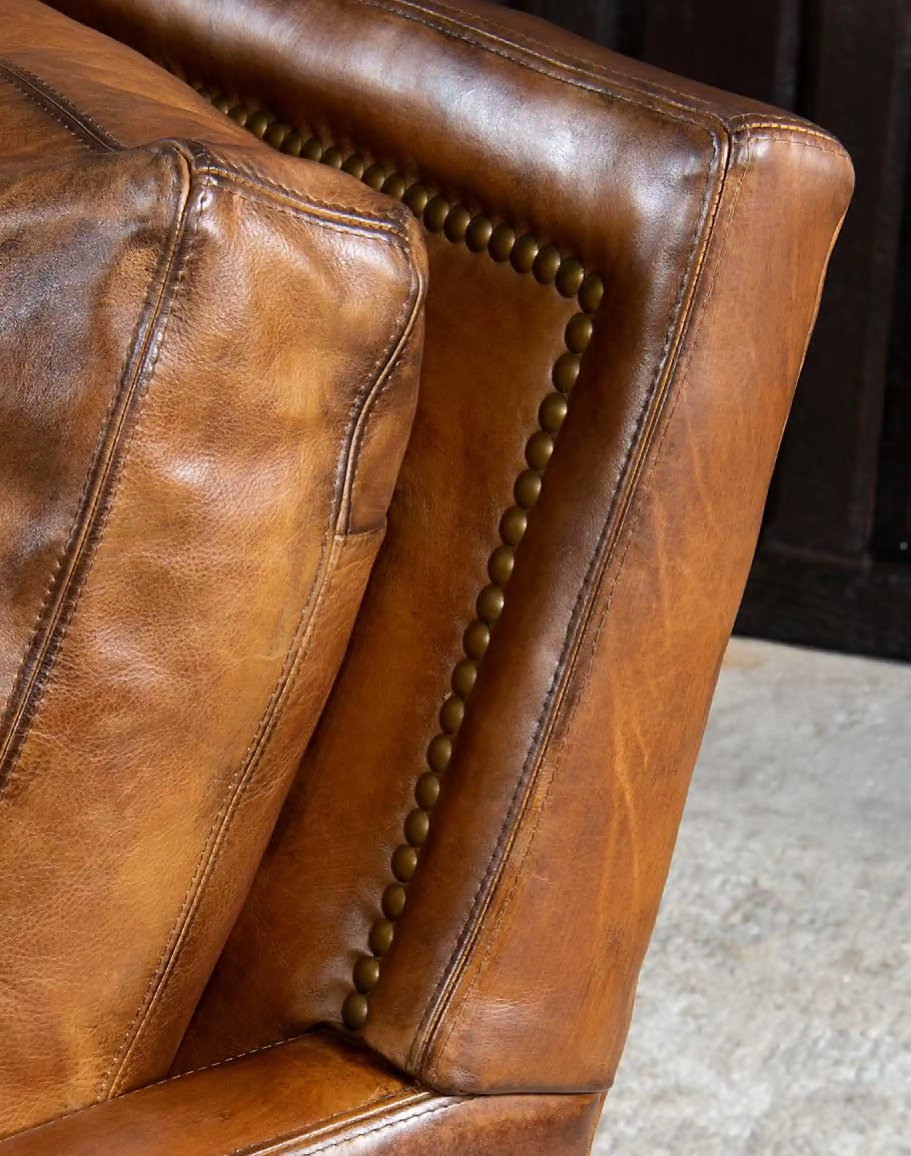 Jericho Leather Sofa - Image 8