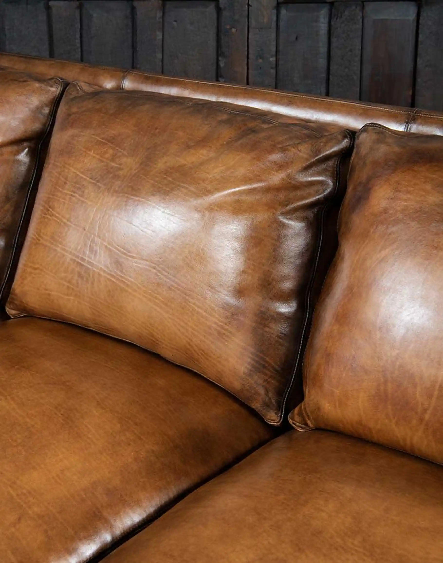 Jericho Leather Sofa - Image 10