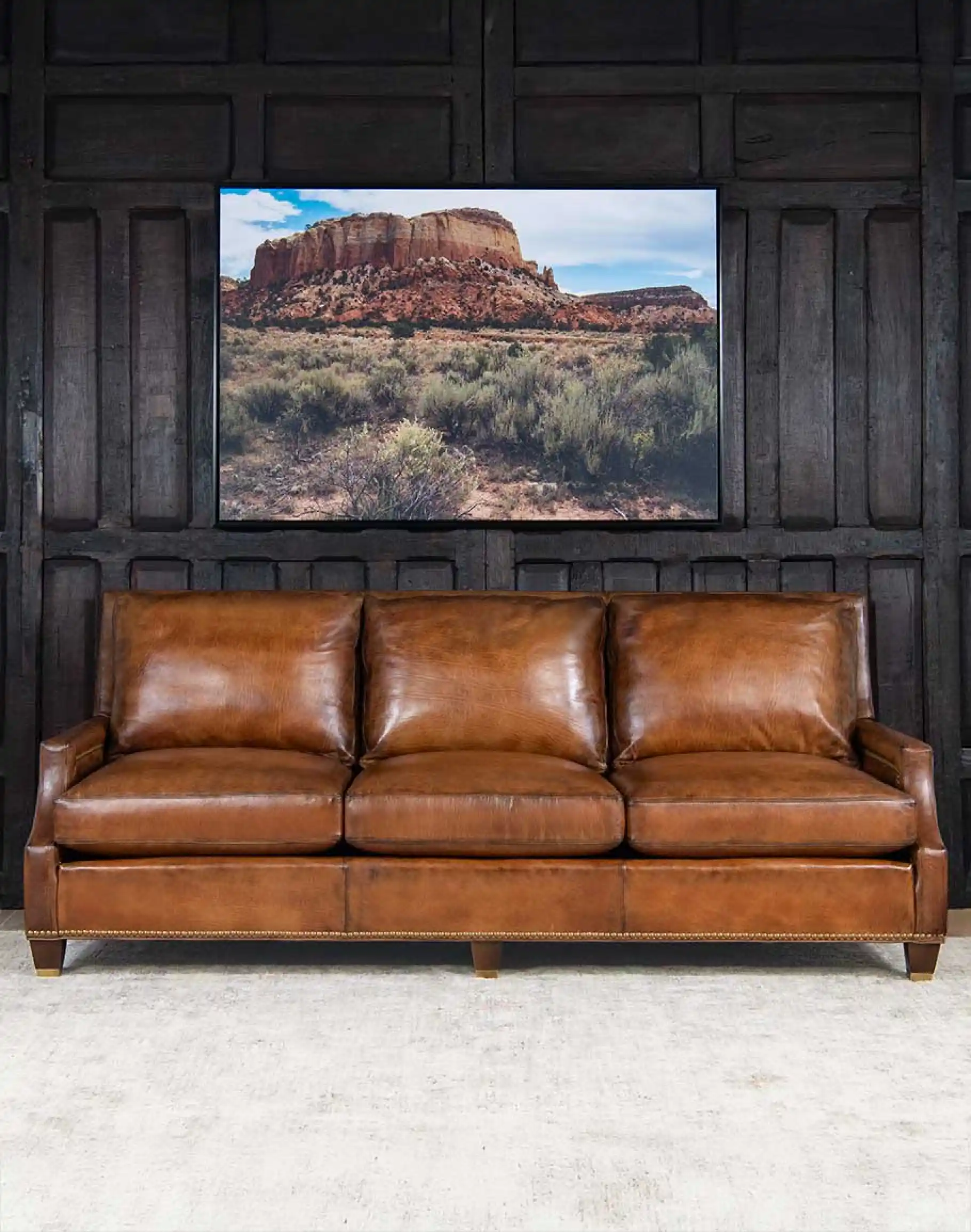 Jericho Leather Sofa - Image 2