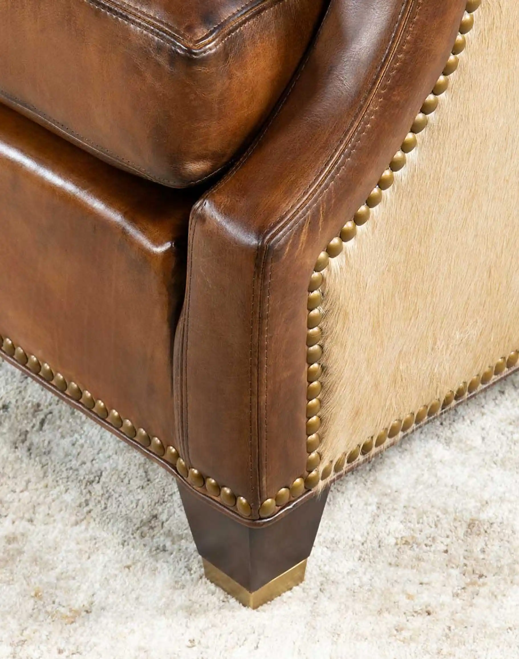 Jericho Leather Sofa - Image 6