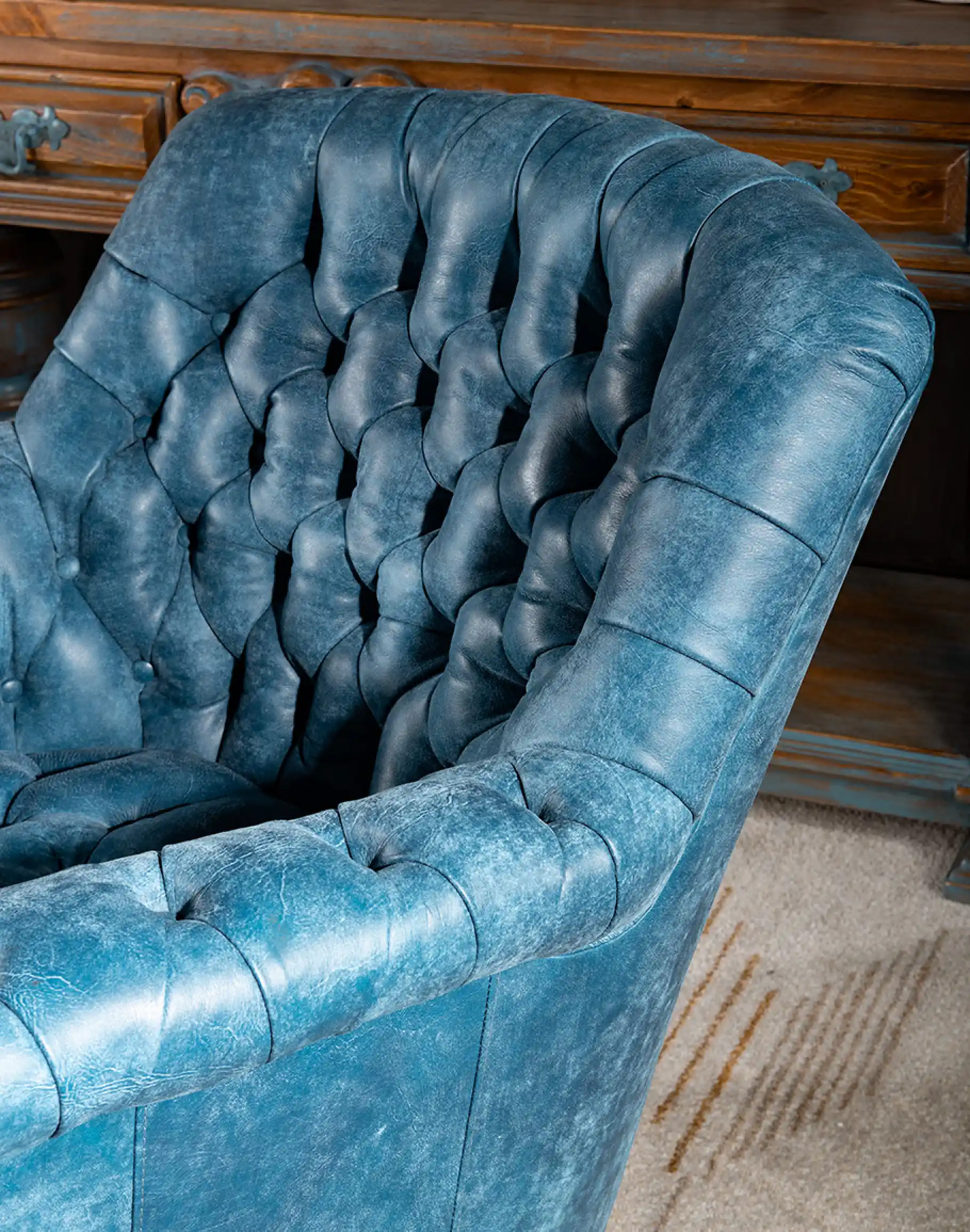 Levi Leather Lounge Chair - Image 6