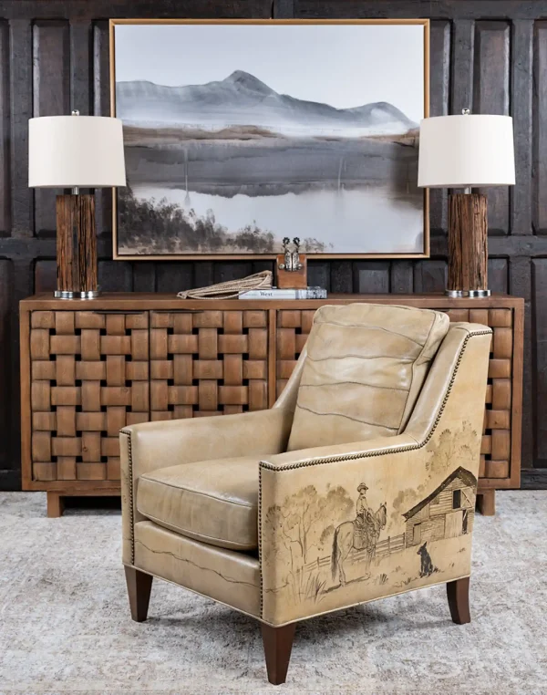 Cowboys Leather Chair