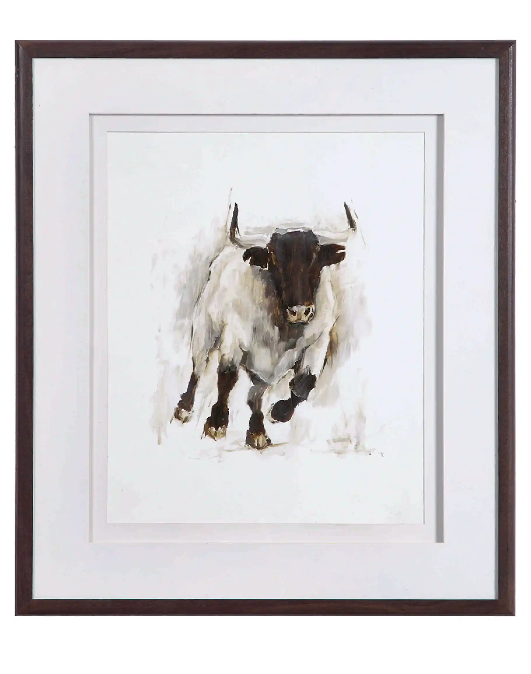 Rustic Bull Framed Print - Image 2
