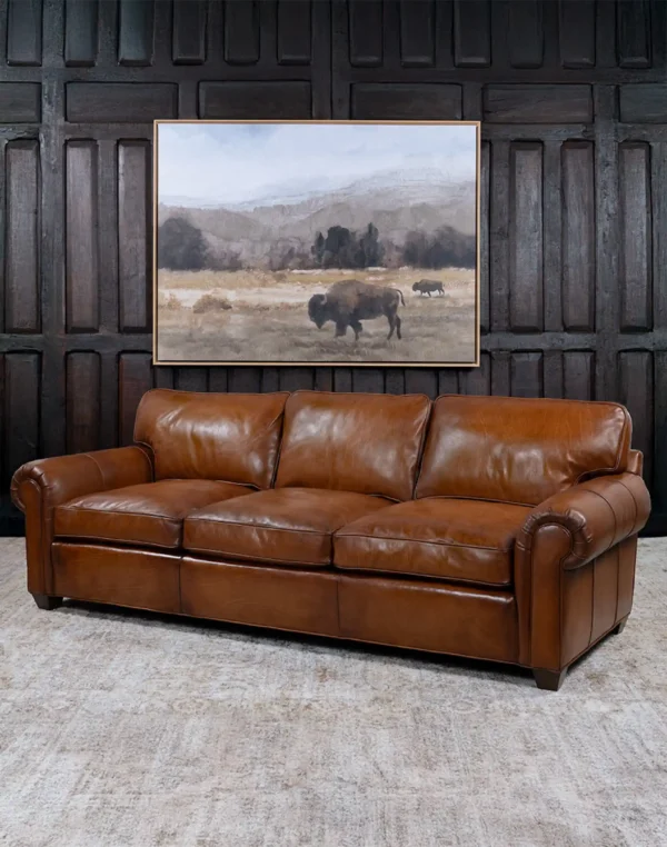 Sundance Tobacco Leather Sofa